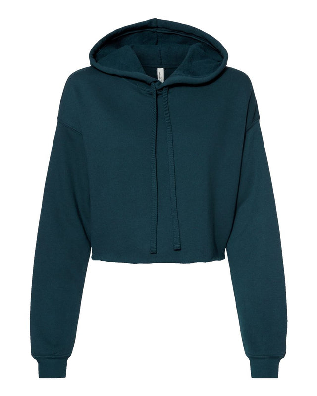 Bella + Canvas 7502 Women's Crop Hoodie Sweatshirt
