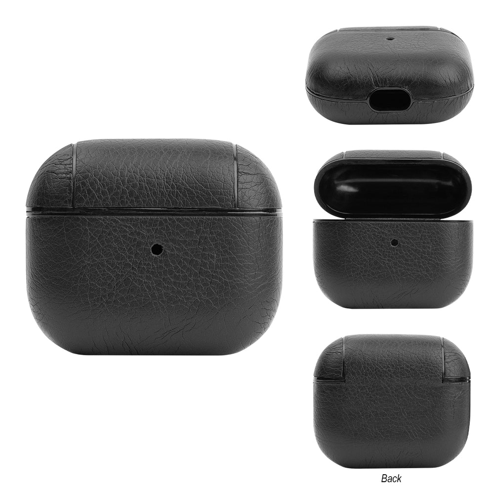 Leatherette Earbuds Charging Case