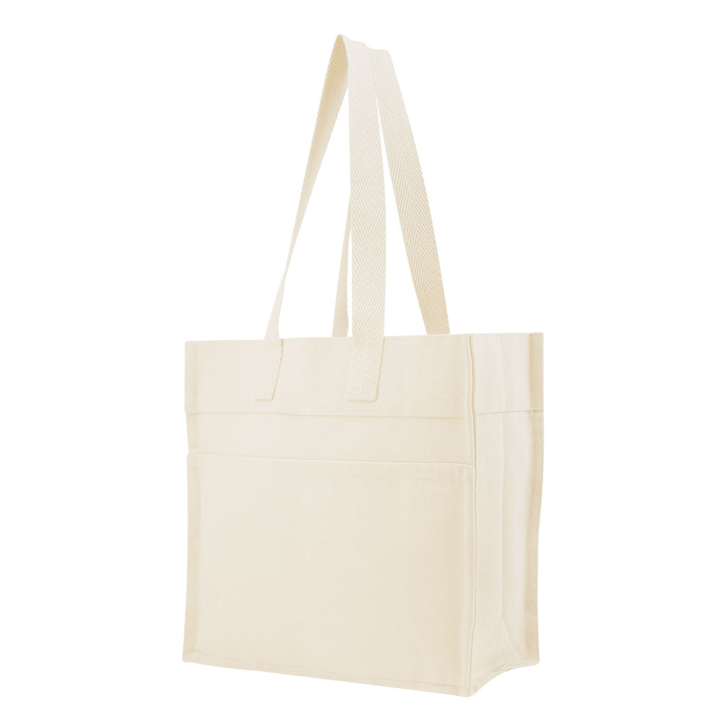Aware™ 14 Oz. Recycled Cotton North/South Tote