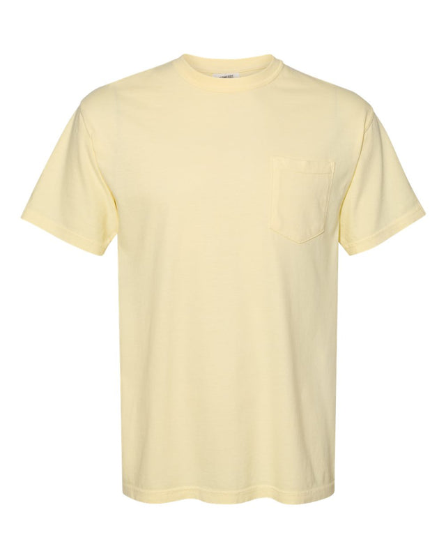 Comfort Colors 6030 Unisex Garment-Dyed Heavyweight Pocket T-Shirt