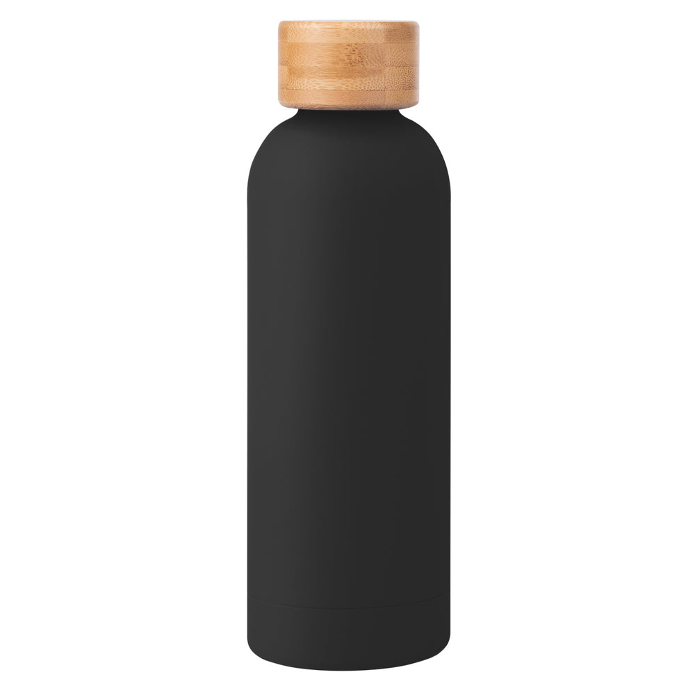 17 Oz. Blair Recycled Stainless Steel Bottle With Bamboo Lid