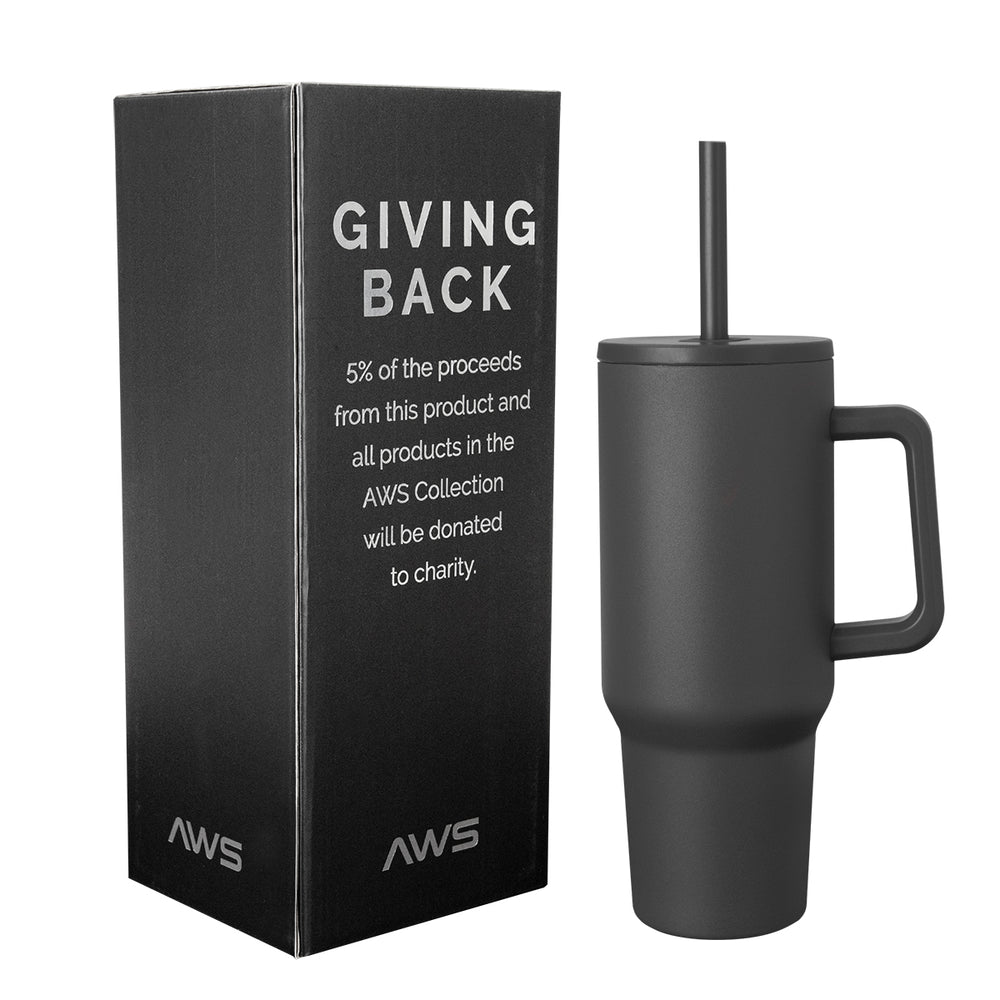 40 Oz. AWS Jackson Intrepid Recycled Stainless Steel Tumbler
