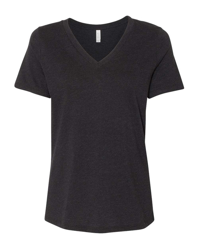 Bella + Canvas 6405CVC Women's Relaxed Heather CVC V-Neck Tee