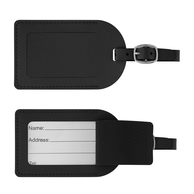 Leatherette rPET Luggage Tag