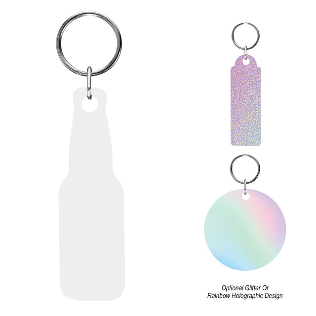 Custom Shape Acrylic Key Tag - Up To 3 Sq. In.