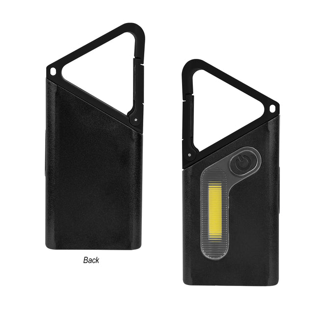 Clip ’N Glow Rechargeable Carabiner COB Flashlight