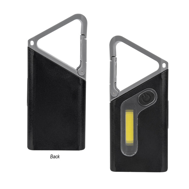 Clip ’N Glow Rechargeable Carabiner COB Flashlight