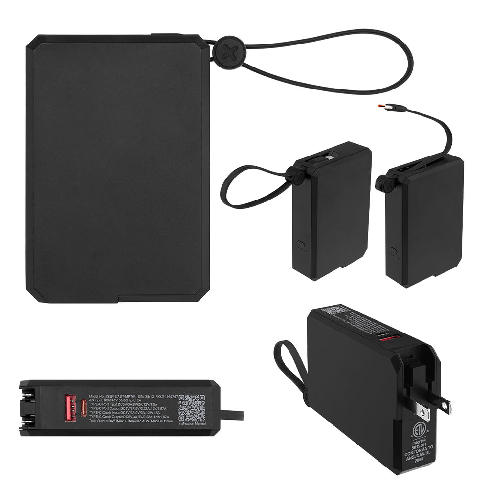 10,000 mAh A/C & Type-C Power Bank
