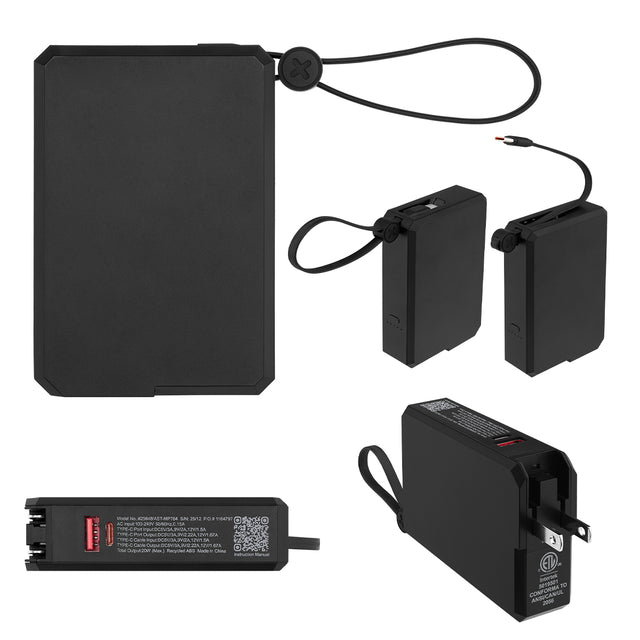 10,000 mAh A/C & Type-C Power Bank