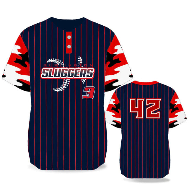 Custom 2 Button Baseball Jersey