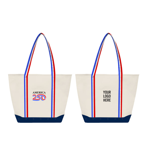 AMERICA250™ Sublime Series Recycled Poly Canvas Starboard Tote Bag