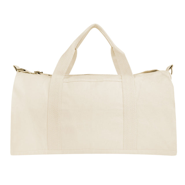Aware™ 14 Oz. Recycled Cotton Flat Bottom Duffel Bag