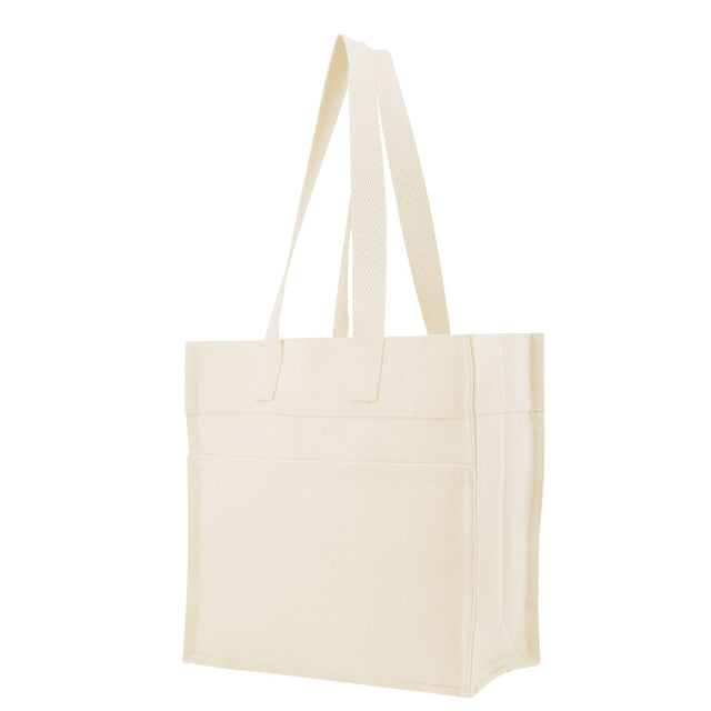 Aware™ 14 Oz. Recycled Cotton North/South Tote