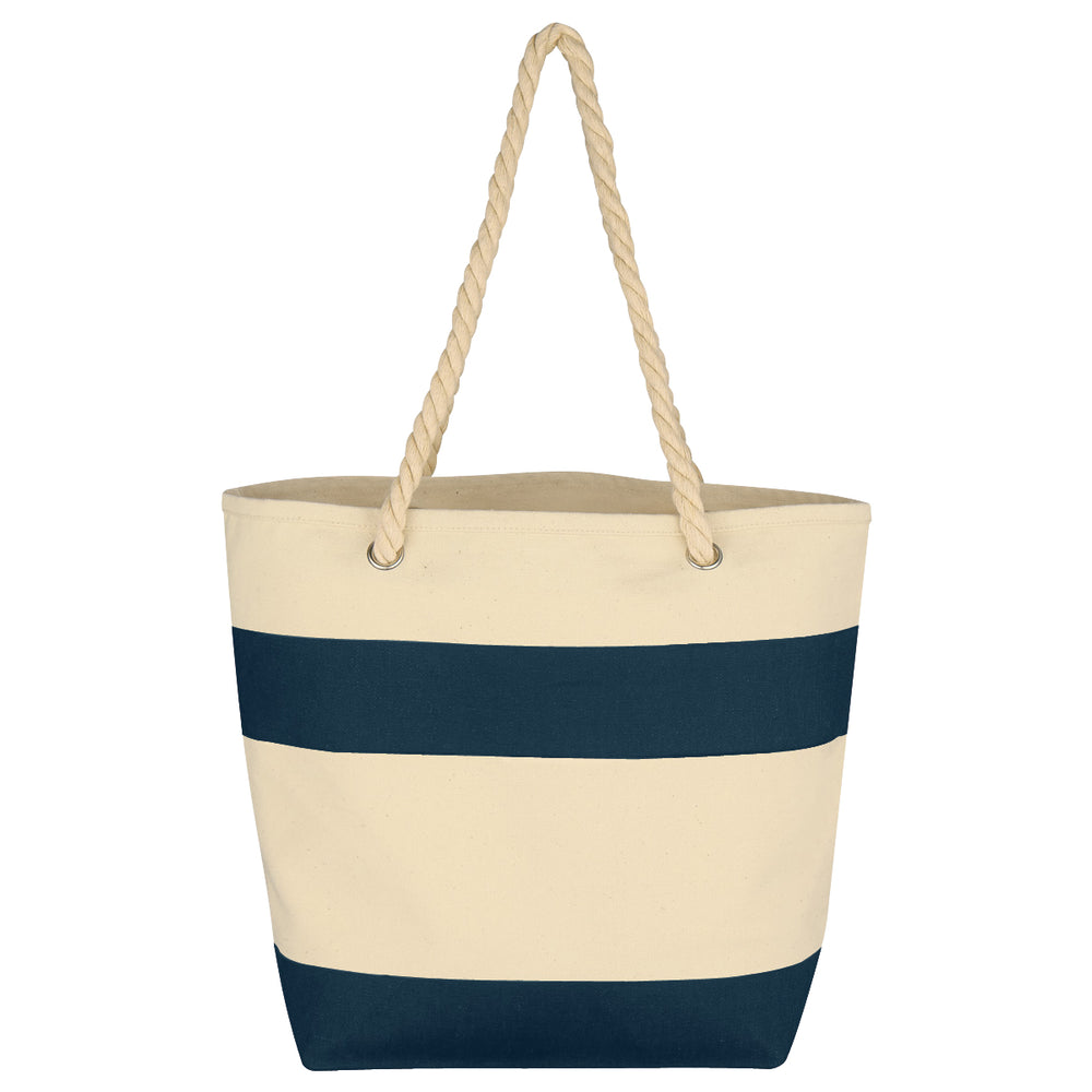Cruising 16 Oz. Cotton Canvas Tote Bag With Rope Handles