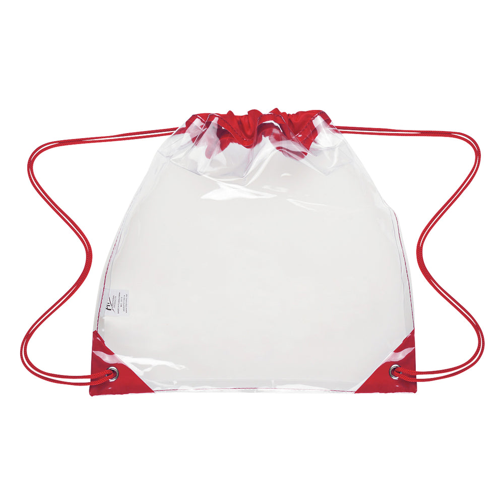 Touchdown Clear EVA Drawstring Backpack