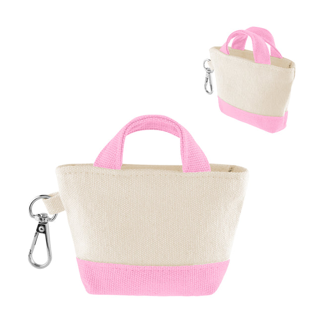 12 Oz. Recycled Cotton Mini Tote Bag Charm