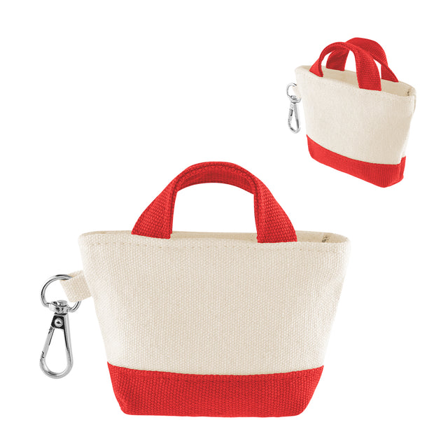 12 Oz. Recycled Cotton Mini Tote Bag Charm