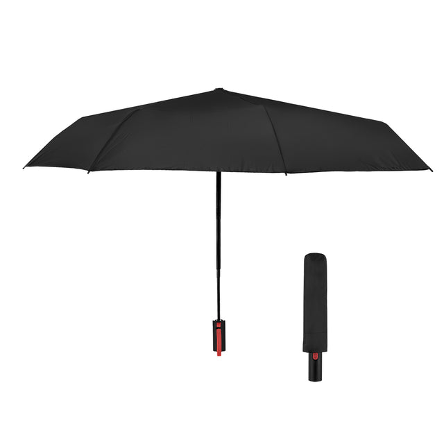 42" Arc Telescopic Folding Umbrella With 100% rPET Canopy
