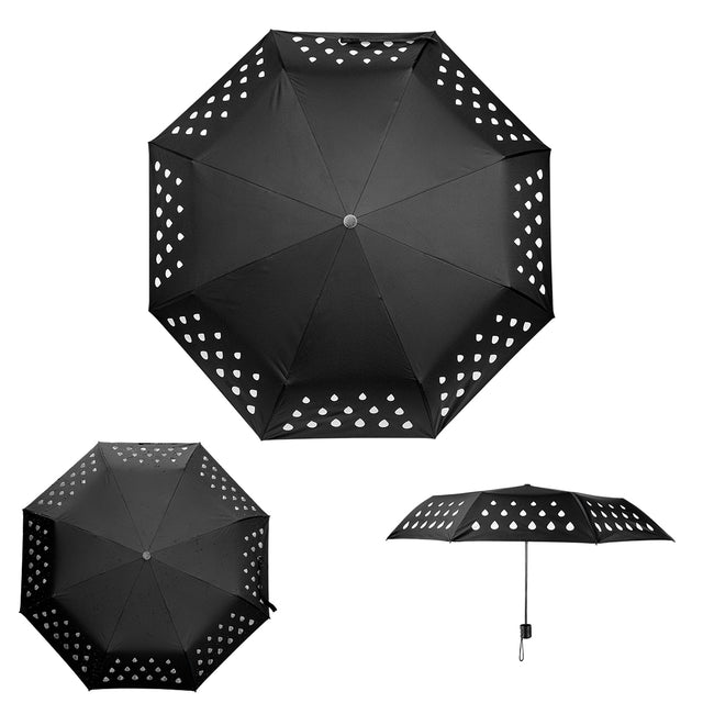 42" Arc Color Changing Umbrella With 100% rPET Canopy