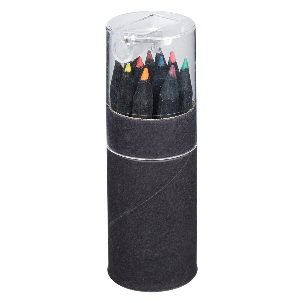 Blackwood 12-Piece Colored Pencil Set In Tube With Sharpener
