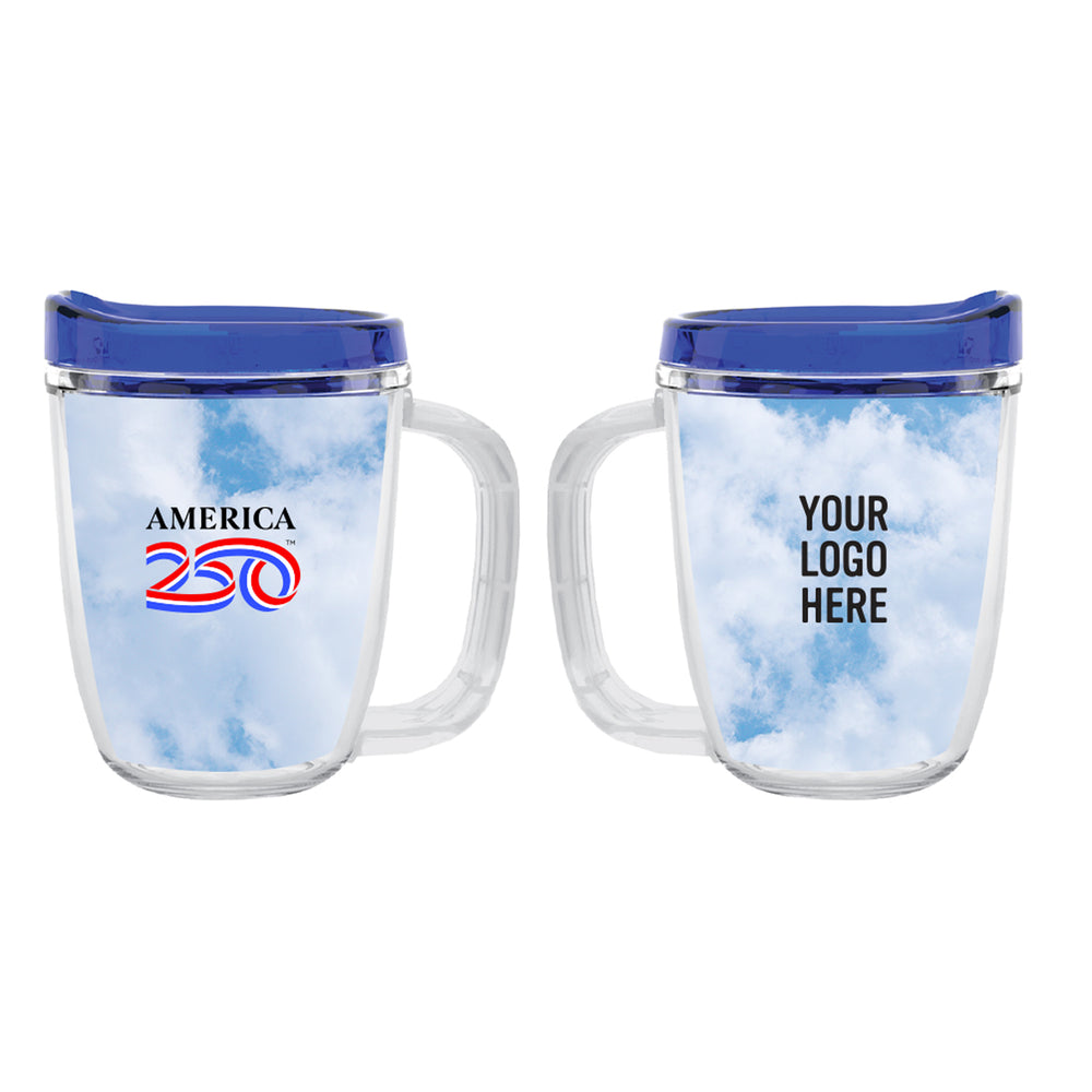 America250™ 12 Oz. Tritan™ Coffee Mug With Lid