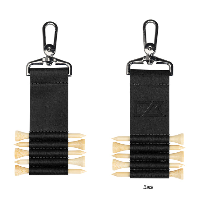 Cutter & Buck®  rPET And Bamboo Golf Tee Set Keychain