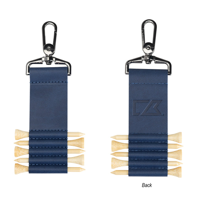 Cutter & Buck®  rPET And Bamboo Golf Tee Set Keychain