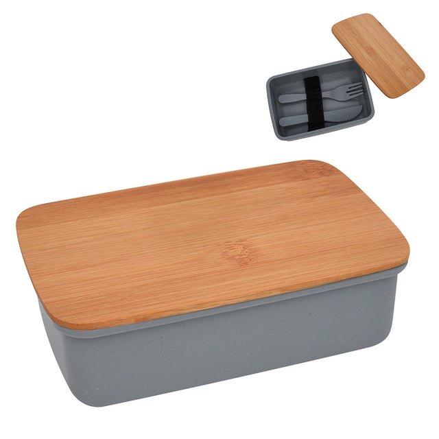 Harvest Lunch Set With Bamboo Lid