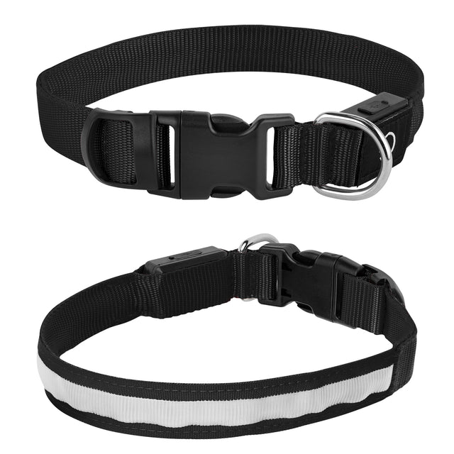 Light Up Rechargeable Pet Collar - Medium