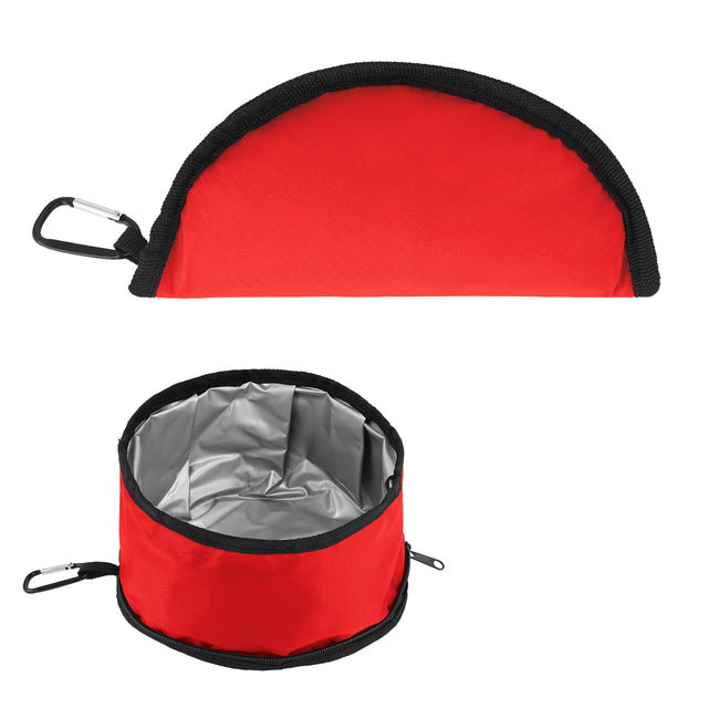 rPET Foldable Dog Food Bowl With Carabiner