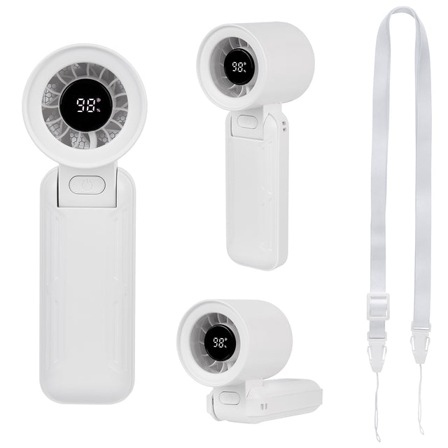 rABS Folding Fan With Digital Display