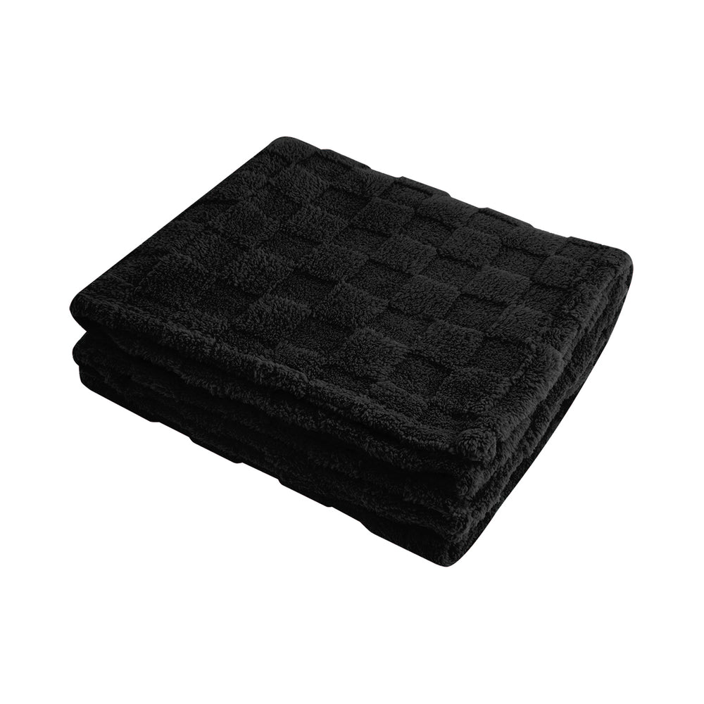 Checkered Sherpa rPET Blanket