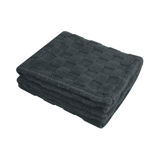 Checkered Sherpa rPET Blanket