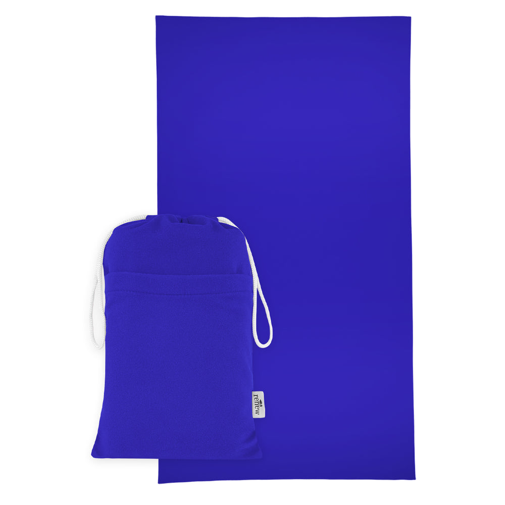 Sand-Free rPET Beach Towel With Pouch