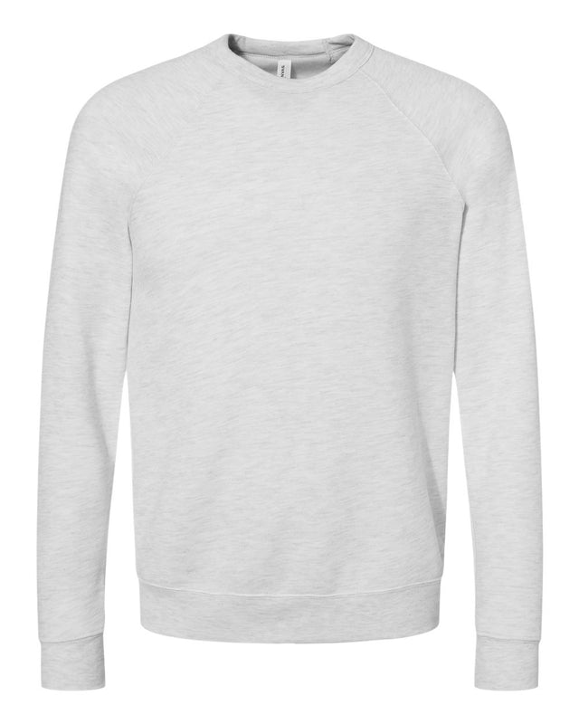 BELLA + CANVAS 3901 Unisex Sponge Fleece Raglan Crewneck Sweatshirt