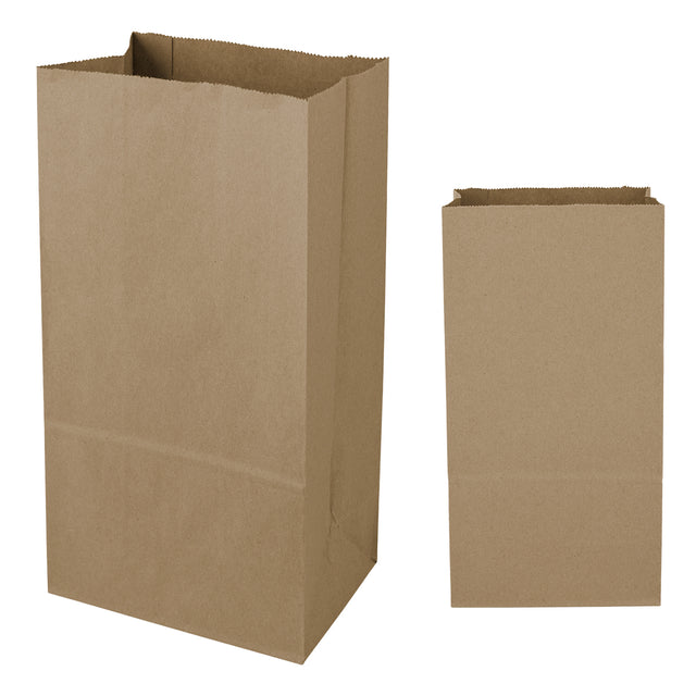 12# SOS Kraft Paper Bag – 7.06" x 13.75"