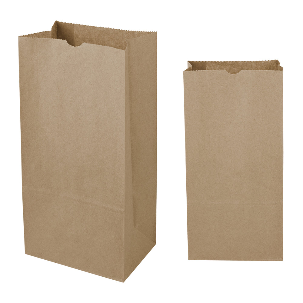 8# SOS Kraft Paper Bag – 6.12" x 12.43"