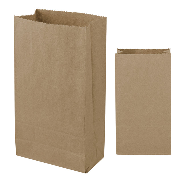 2# SOS Kraft Paper Bag – 4.31" x 7.87"