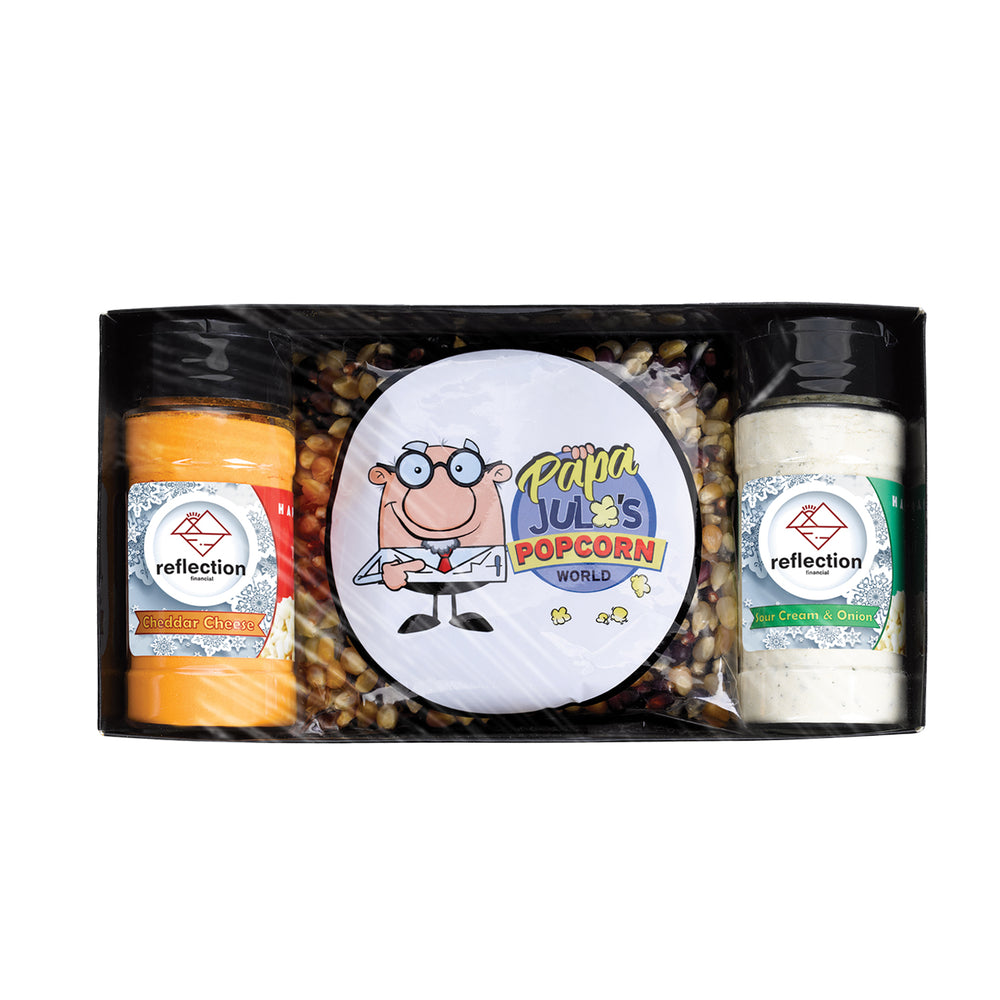 Popcorn Kernel Set With Seasonings Gift Set