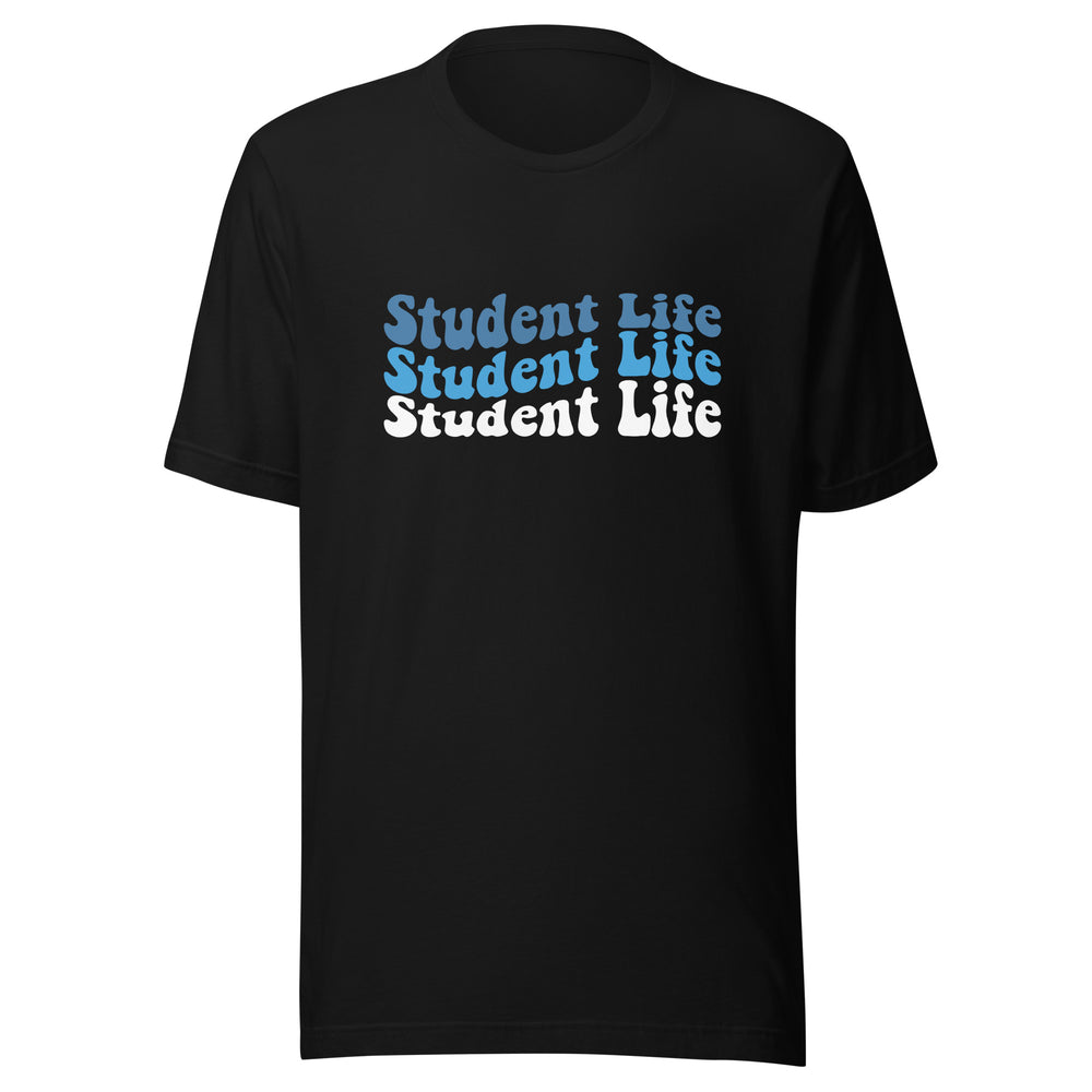 Student Life Retro - Unisex Crew Neck T-Shirt