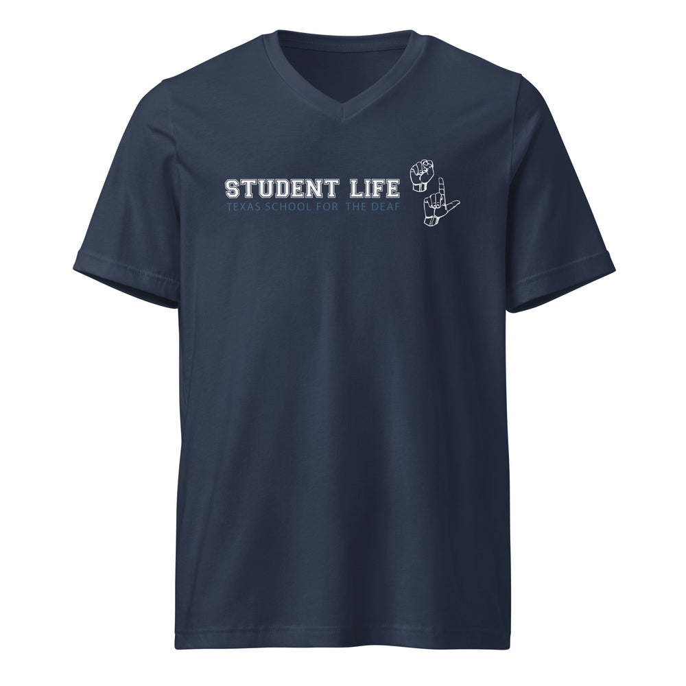 Student Life - Unisex V-Neck T-Shirt