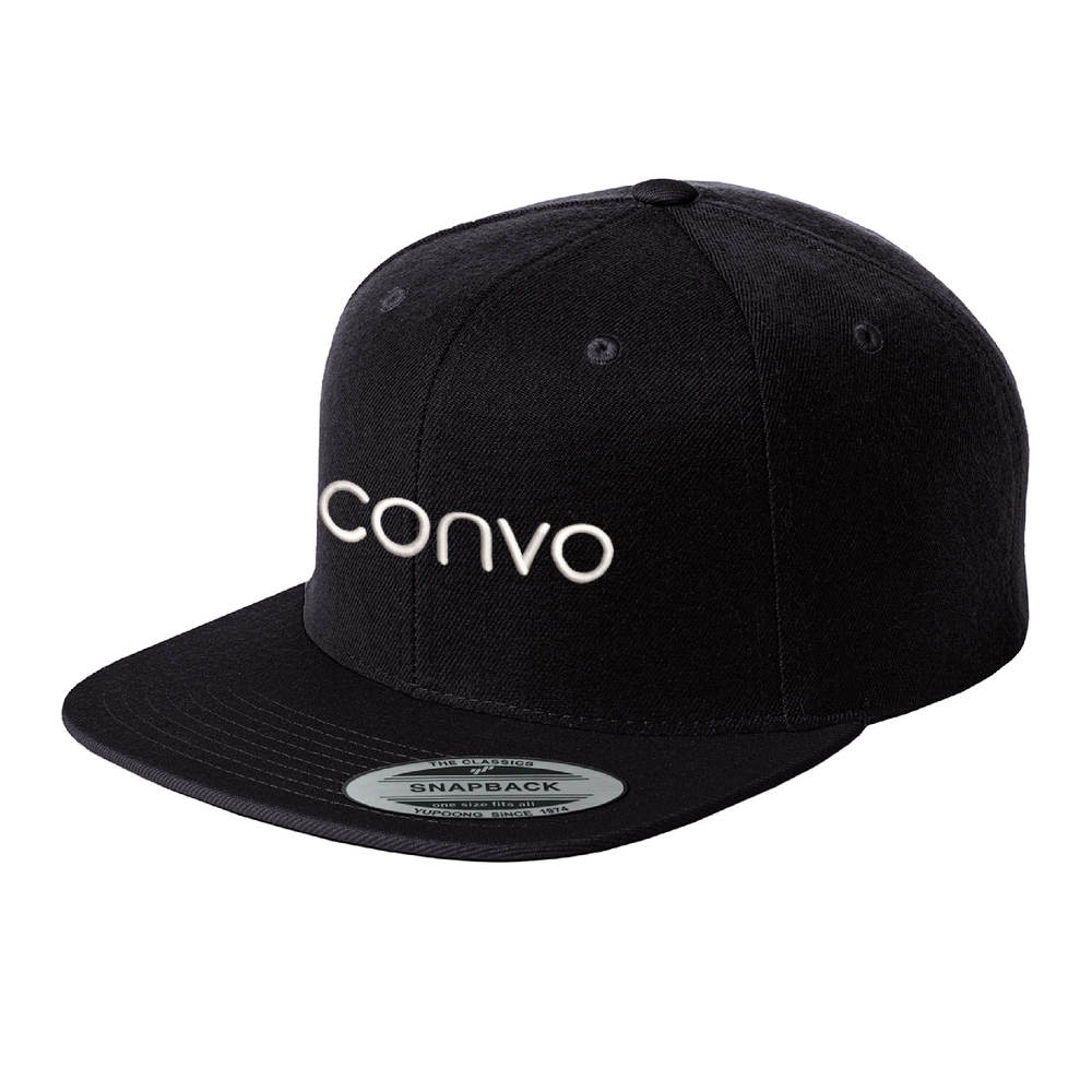 Flat Bill Snapback Cap